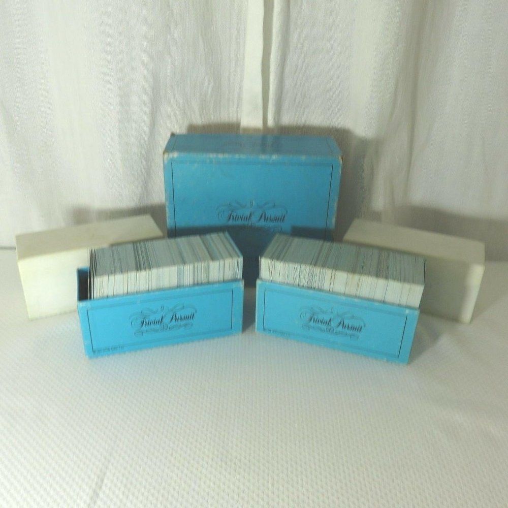 Trivial Pursuit Young Players Edition Subsidiary Card Set Genus Edition 1984